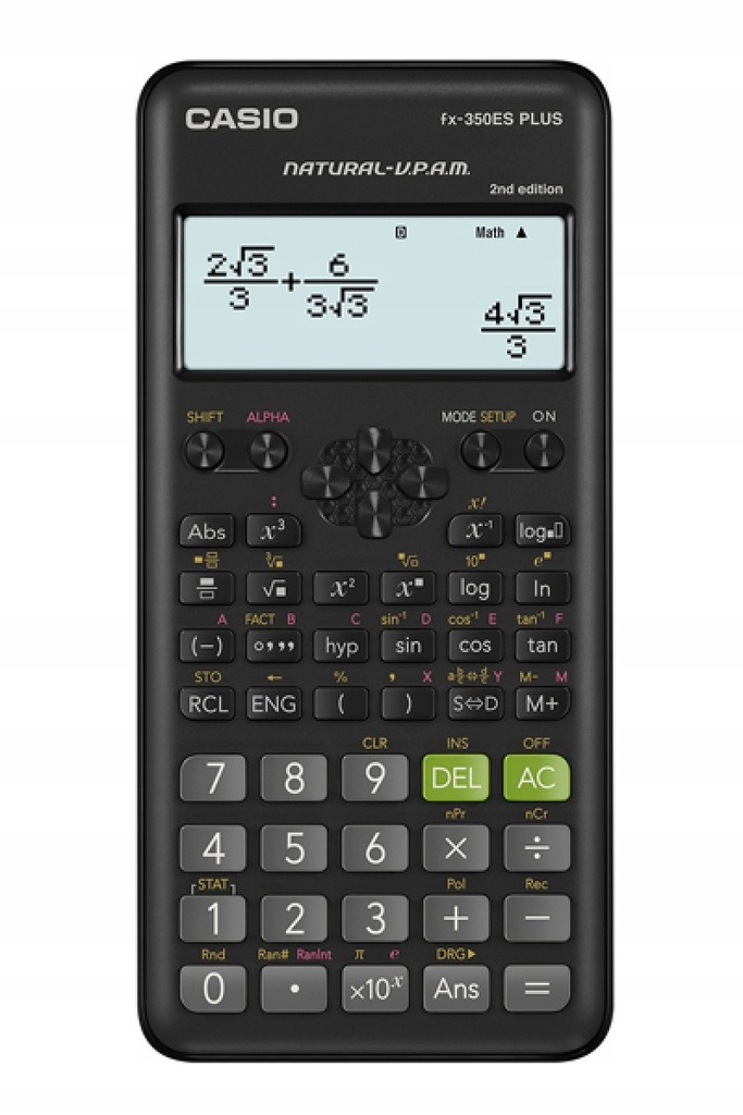 Kalkulator naukowy FX-350ESPLUS-2-B 252 funkcje
