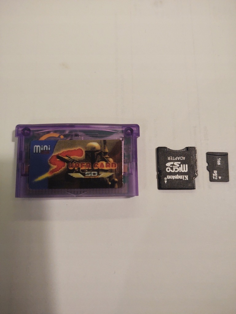 Super Card SD nagrywarka Gameboy Adnavce