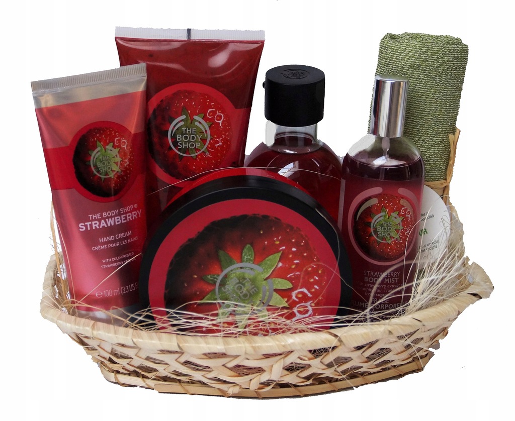 THE BODY SHOP_ZESTAW_STRAWBERRY TRUSKAWKA prezent