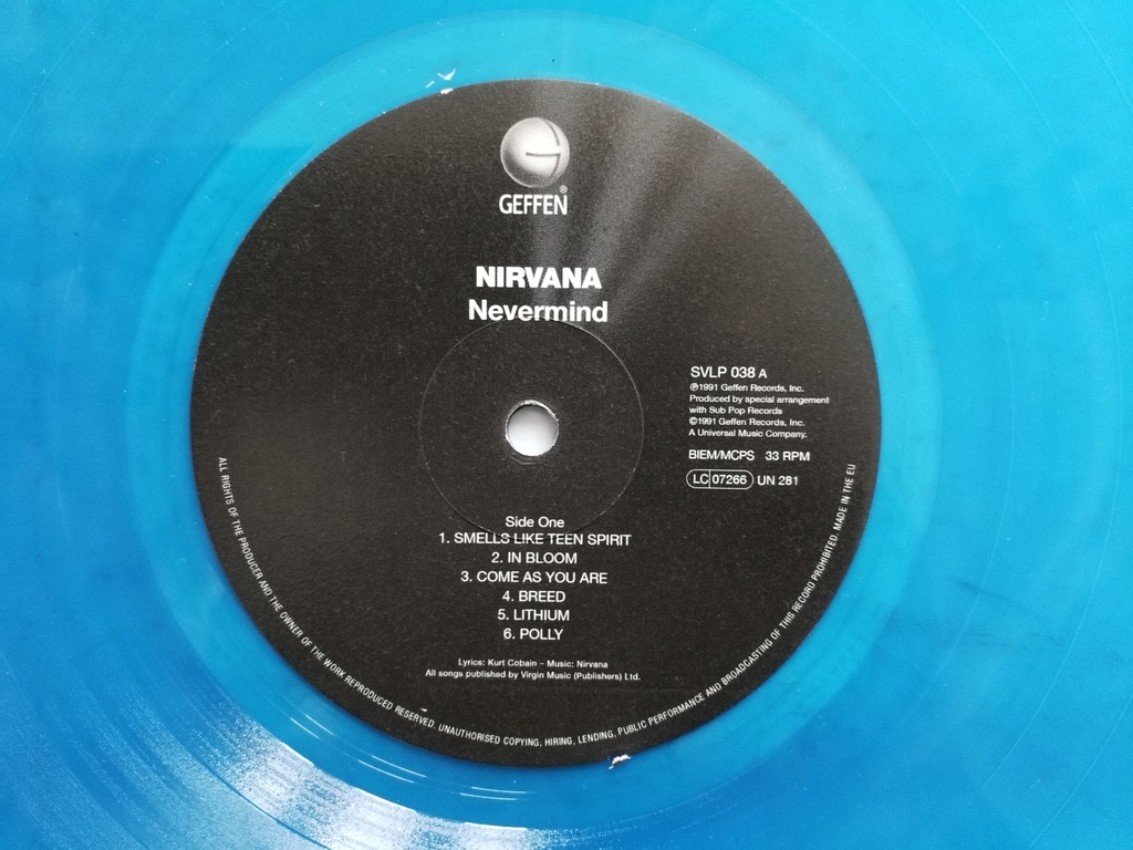 Купить НИРВАНА - NEVERMIND 1LP Blue, Blue(P112): отзывы, фото, характеристики в интерне-магазине Aredi.ru