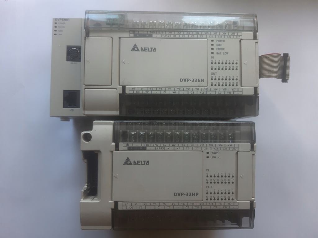 Sterownik PLC Delta + dodatki