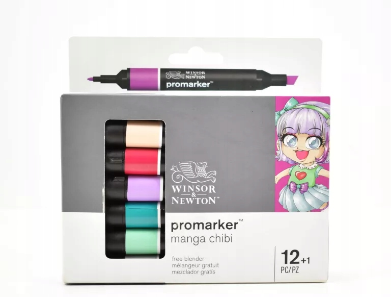 WINSOR & NEWTON PROMARKER 12+1 MANGA CHIBI