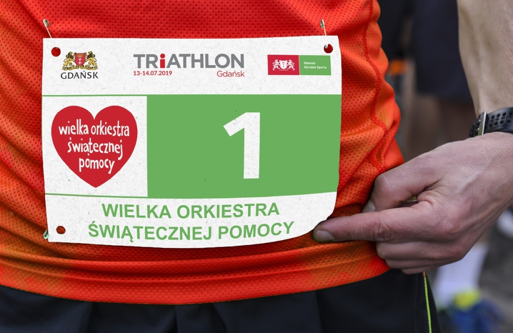 Pakiet startowy z nr. 1 w Triathlon Gdańsk