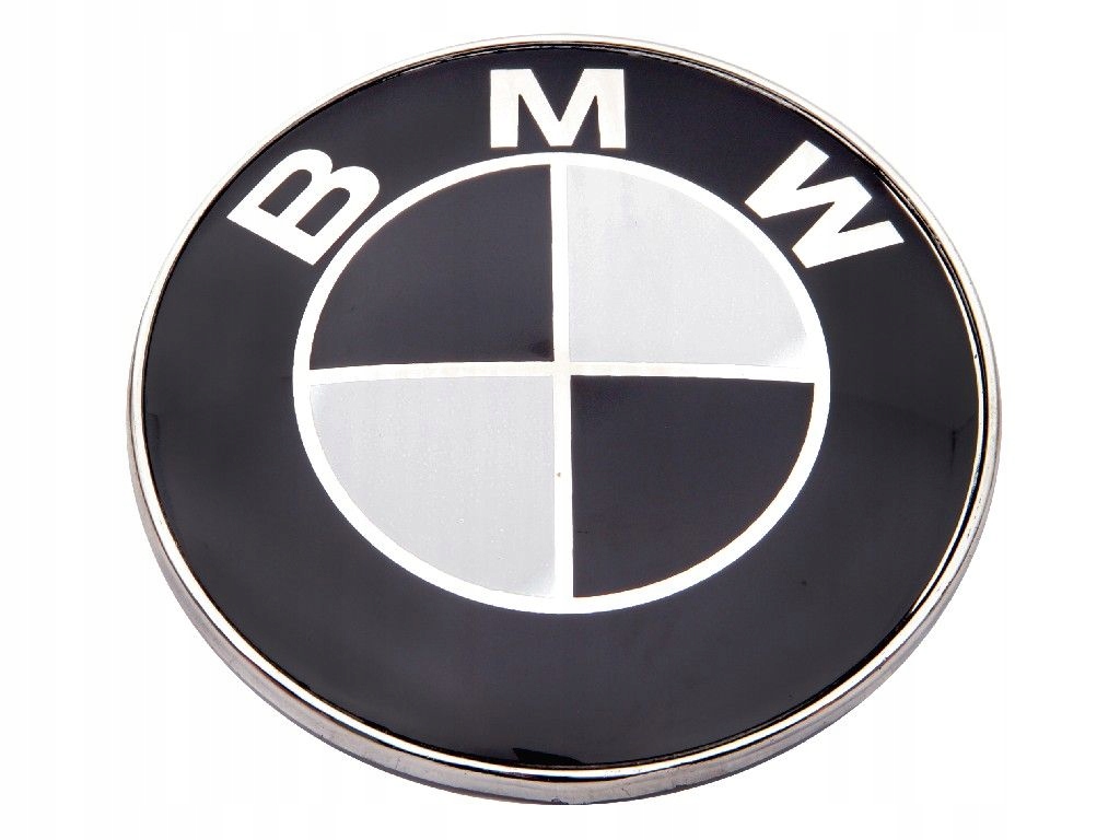 ZNACZEK BMW 82mm emblemat na maskę i klapę czarny