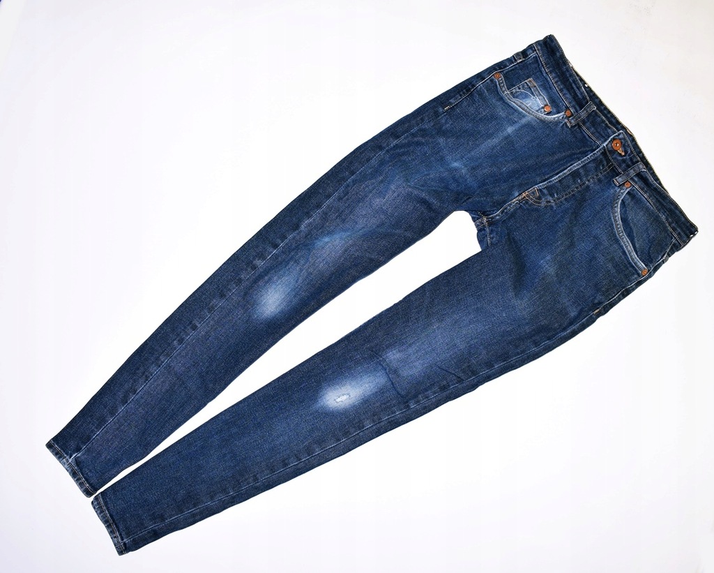 4592-80 ..H&M... n#s SPODNIE RURKI JEANS r.W32