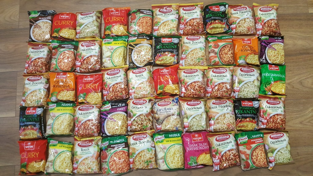 MIX 50 Zupki, Zupka chińska VIFON KNORR AMINO