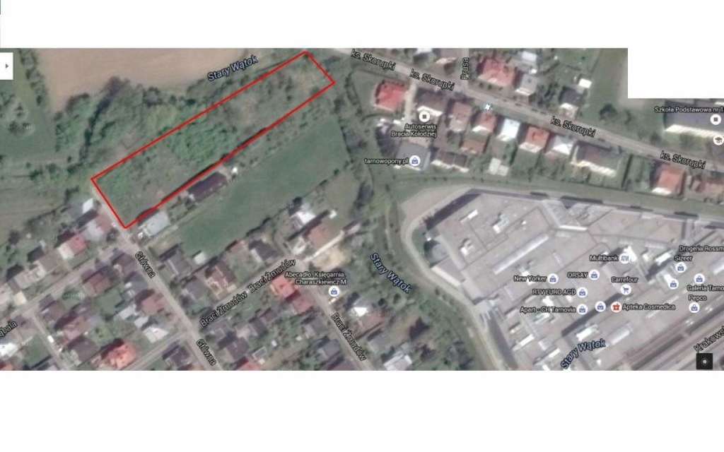 Działka, Tarnów, Strusina, 5258 m²