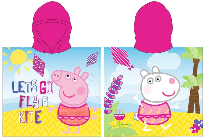 Poncho Kąpielowe, Ręcznik Peppa Pig 55x110cm