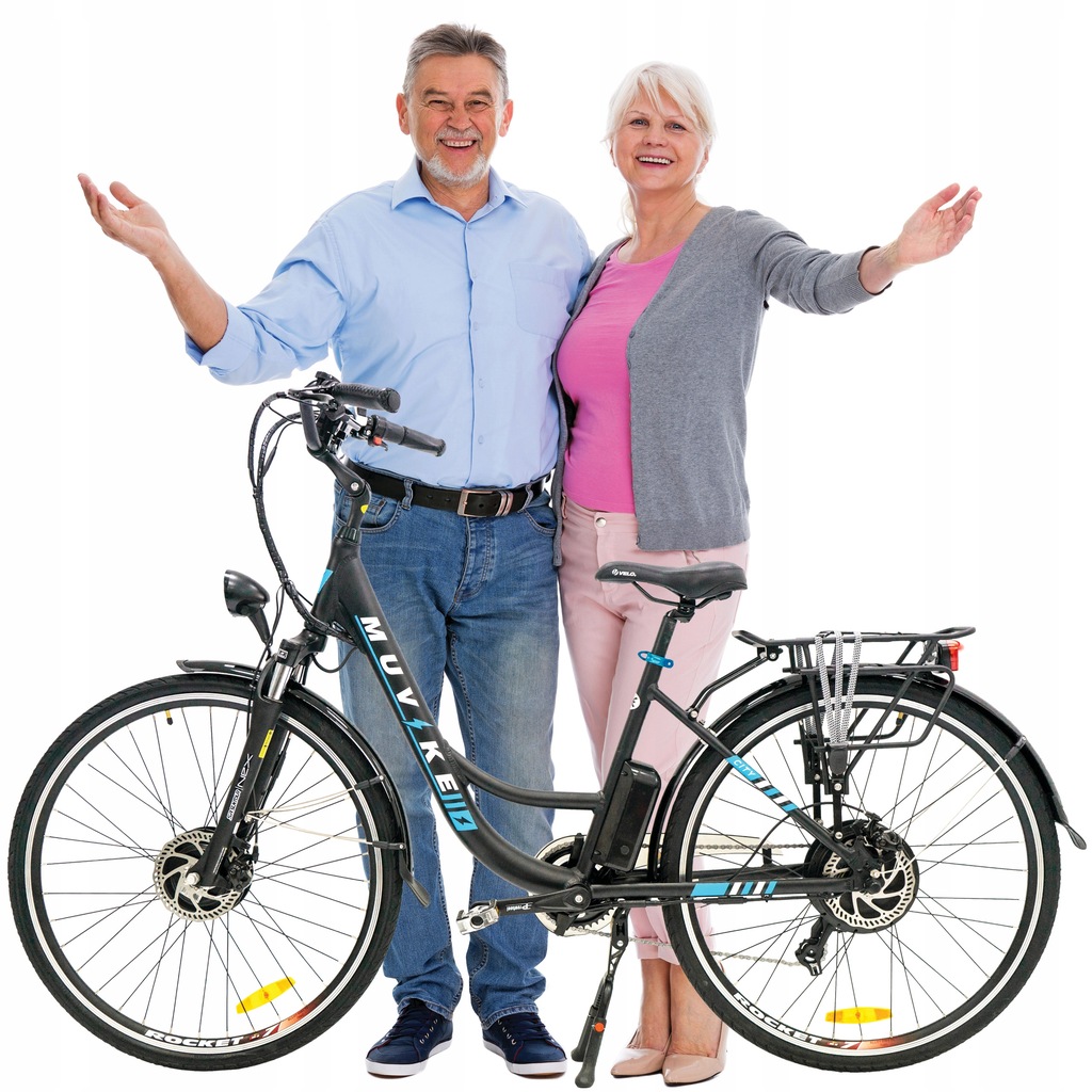 ROWER ELEKTRYCZNY DAMSKI MĘSKI DLA SENIORA 13228947737