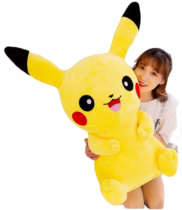 MASKOTKA PIKACHU POKEMON DUŻA XXL 100 CM MIŚ
