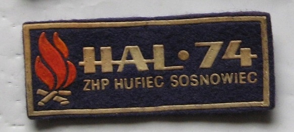 ZHP HUFIEC SOSNOWIEC HAL 74 - naszywka