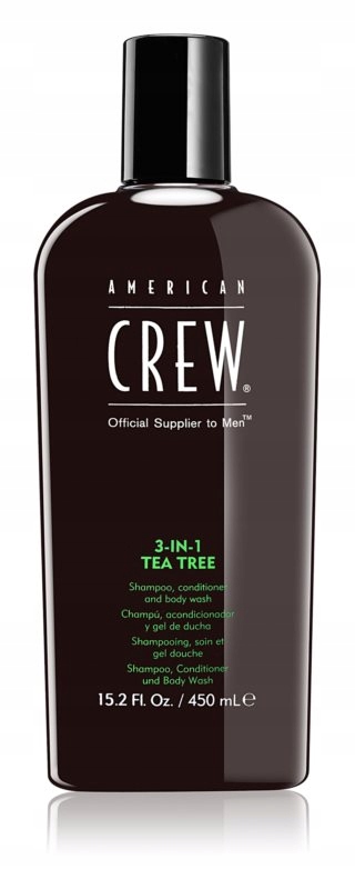 AMERICAN CREW 3IN1 TEA TREE SZAMPON 450ML BK306