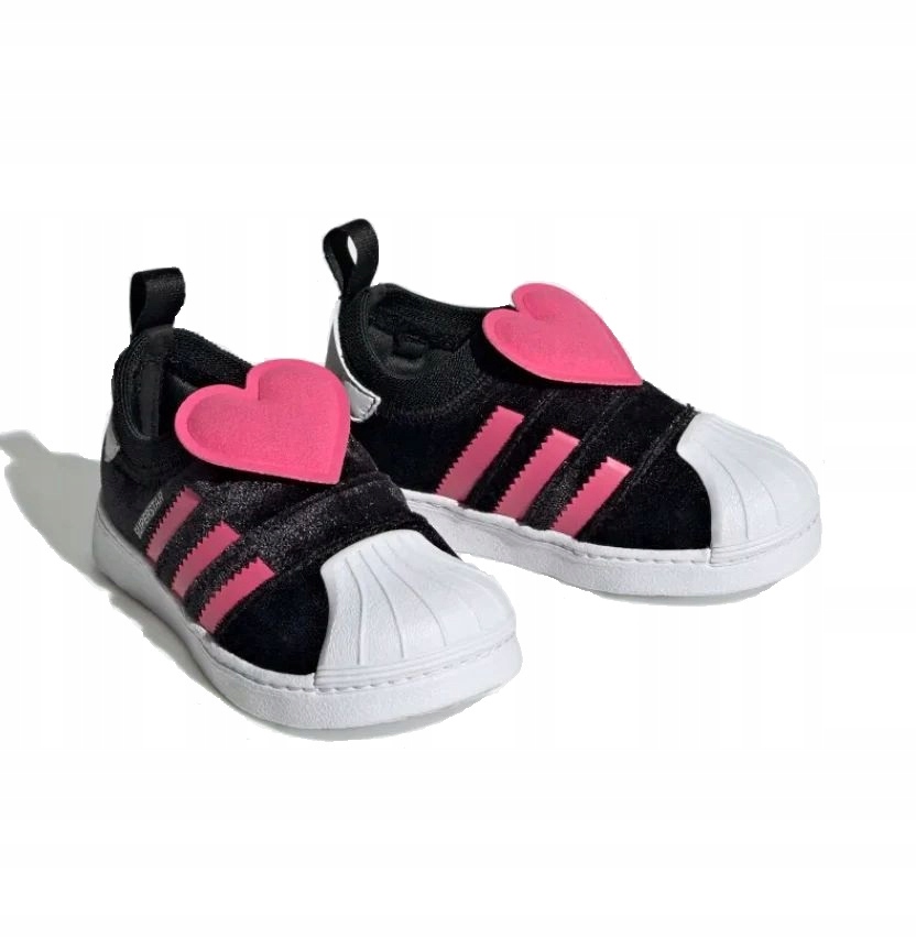 ADIDAS SUPERSTAR 360 2.0 I 26 BUTY DZIECIĘCE WSUWANE CZARNE