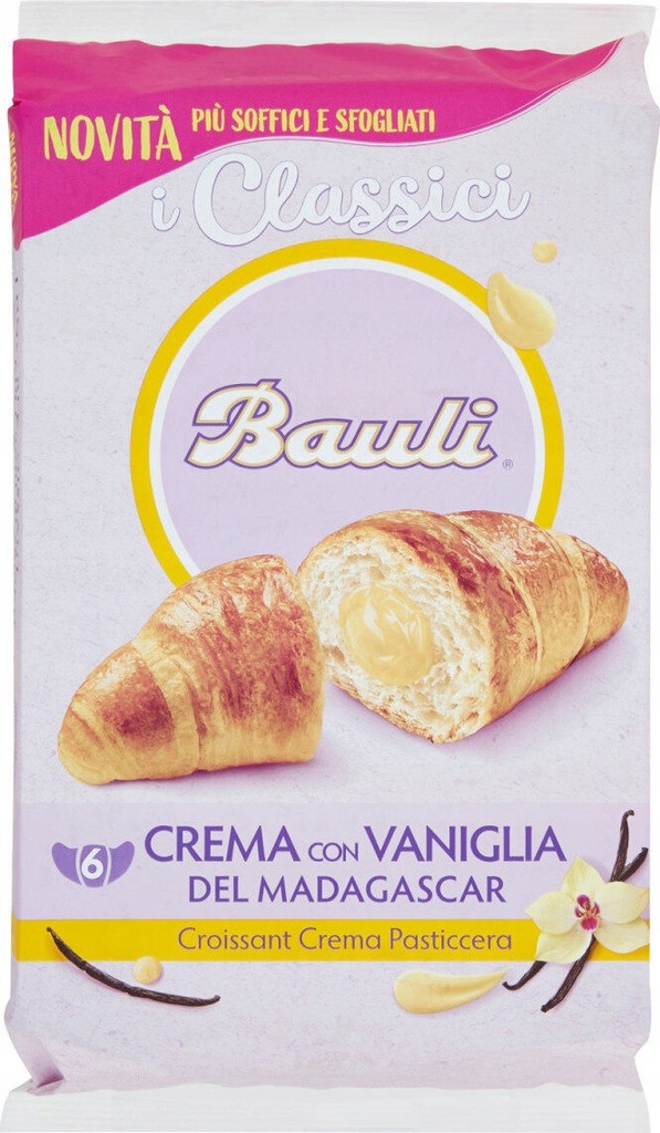 Bauli Crossant Crema con Vaniglia
