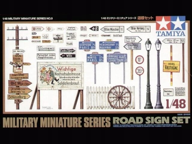 Tamiya 32509 Road Sign Set !W-wa od ręki!