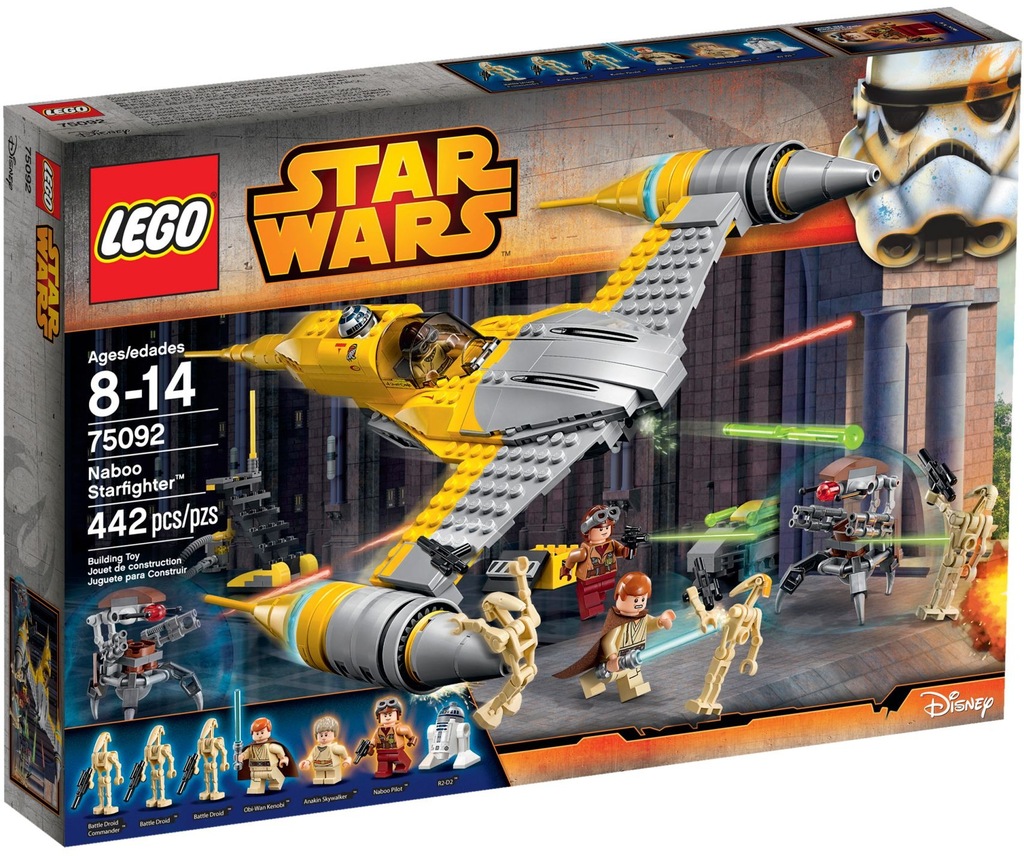 Купить LEGO STAR WARS 75092 ЗВЕЗДНЫЙ ИСТРЕБИТЕЛЬ НАБУ АНАКИН R2D2 ...