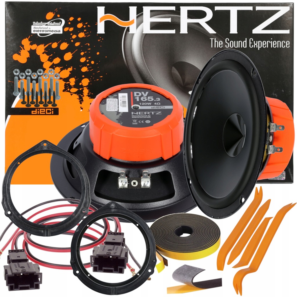 HERTZ GŁOŚNIKI BASOWE Z DSK165 MERCEDES VIANO VITO C W204 S204 C204 E W212