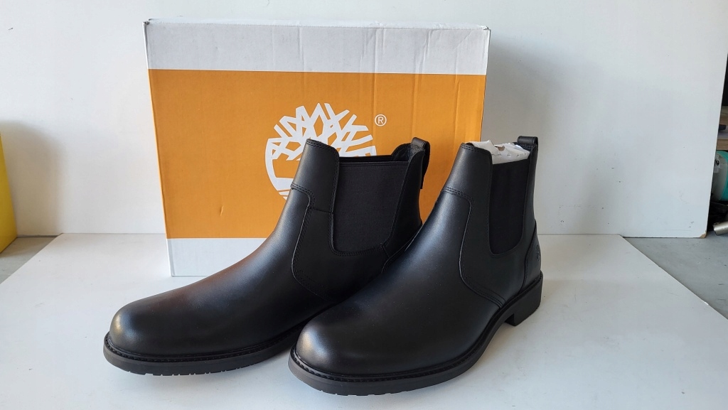 NOWE SZTYBLETY TIMBERLAND STORMBUCKS CHELSEA BLACK FULL GRAIN TB05551R001
