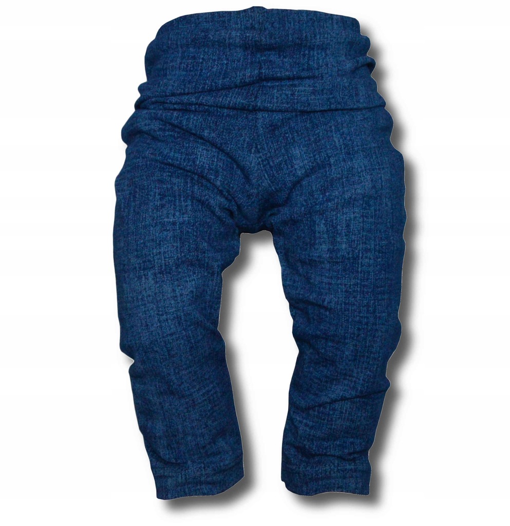 Długie LEGGINSY leginsy GETRY 68 74 a'la JEANS