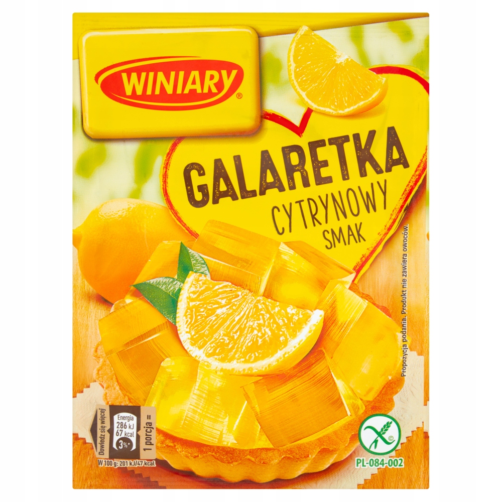 Winiary Galaretka Cytrynowy Smak 71 G