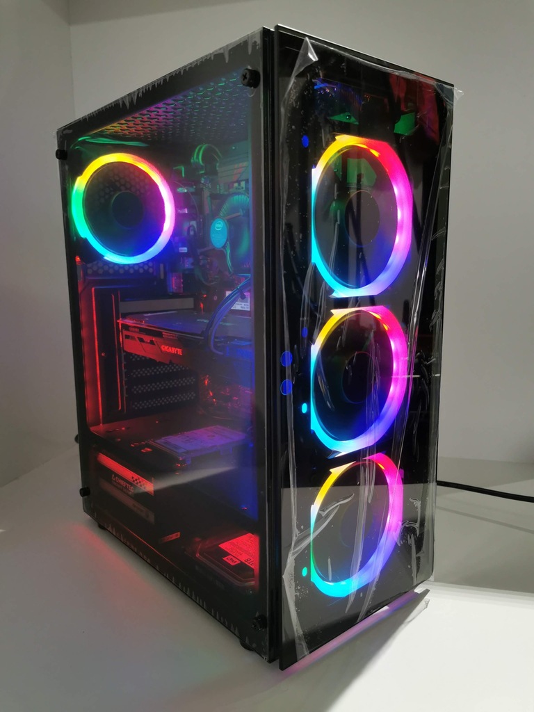 Komputer PC do GIER i5-8500 6x4.1 16GB 500GB SSD +2TB GTX1060OC W10 RGB LED