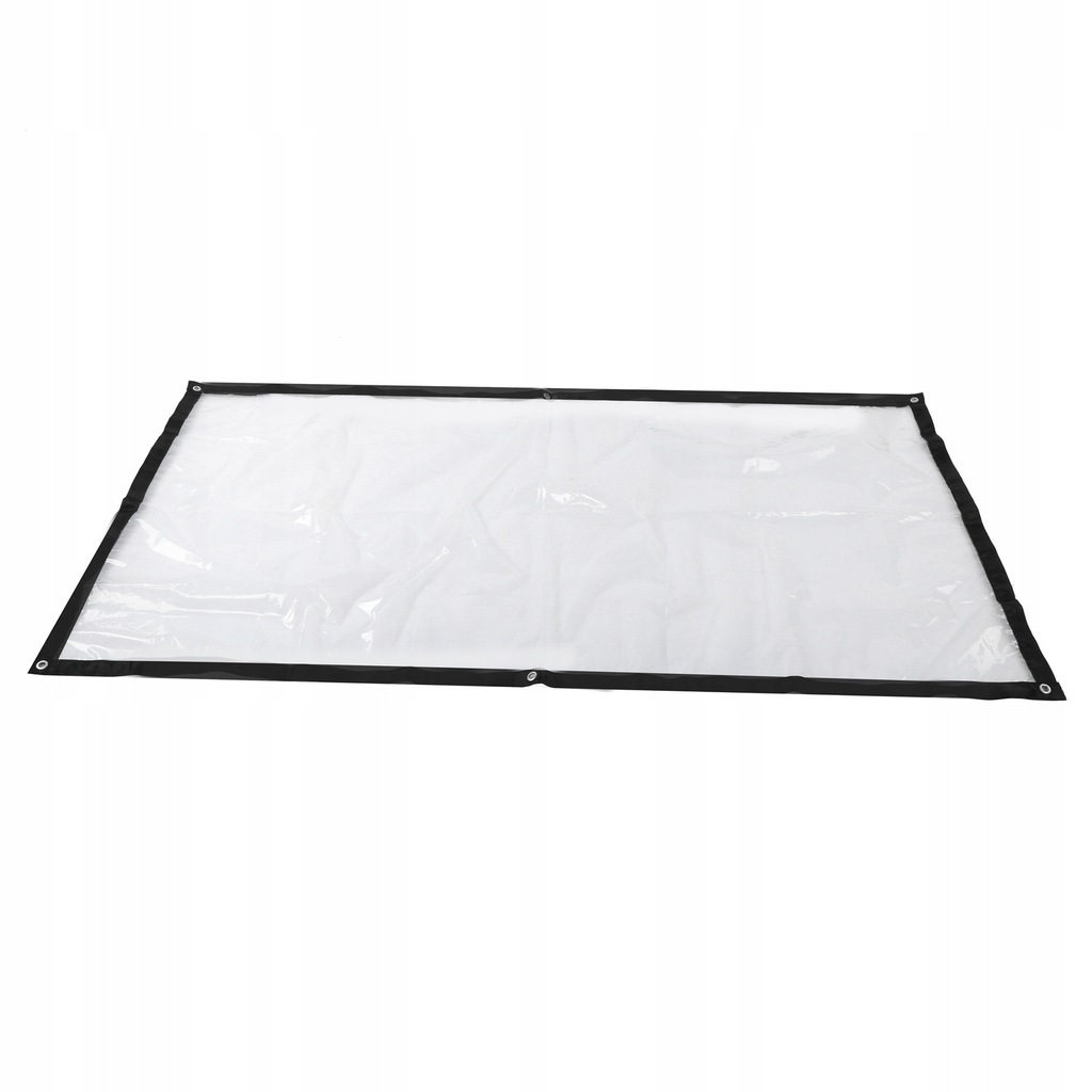 1m x 2m plandeka przeciwdeszczowa przezroczysta
