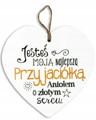 SERCE CERAMICZNE - PRZYJACIÓŁKA NA PREZENT