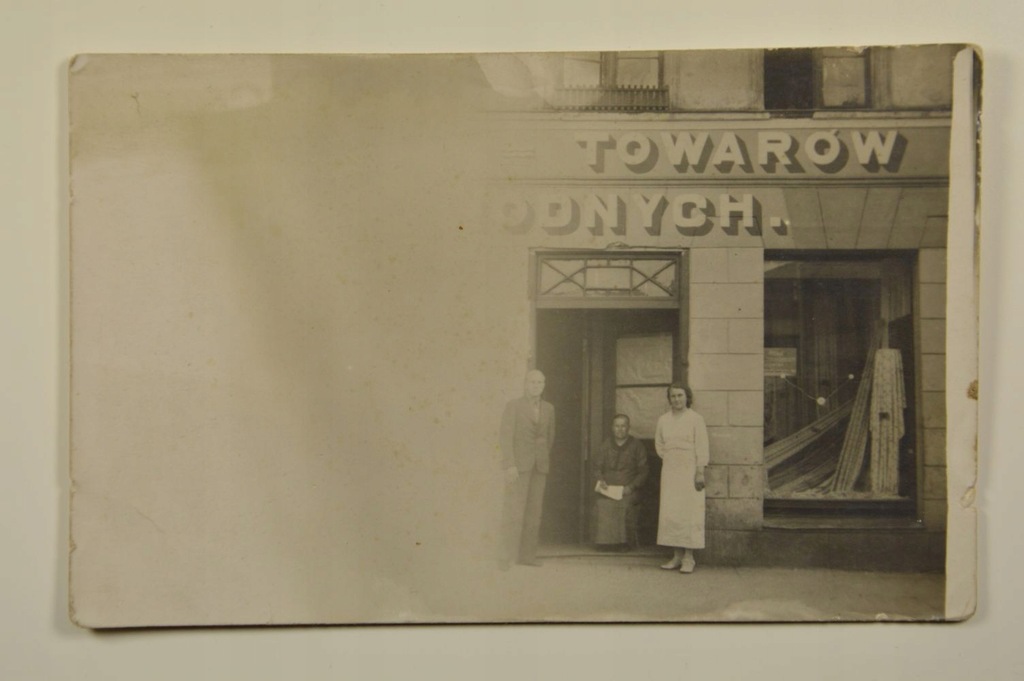 KARTUZY WITRYNA SKLEP DOM TOWARÓW MODNYCH 1937 r.