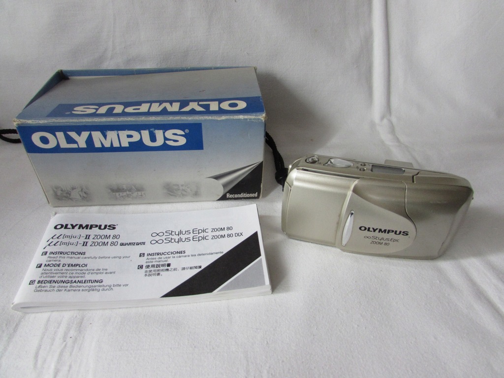 Olympus Stylus Epic ( Mju II ) Zoom 80 aparat analogowy