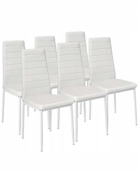 Купить Комплект стола Nicea Milano и 6 стульев, белый, гостиная: отзывы, фото, характеристики в интерне-магазине Aredi.ru