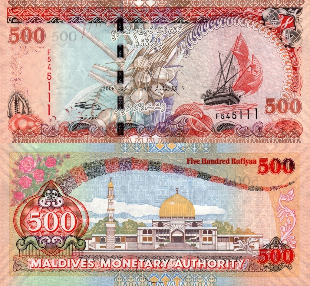 # MALEDIWY - 500 RUFIYAA - 2006 - P-24a UNC