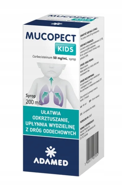 Mucopect Kids 50mg/ml, syrop 200ml
