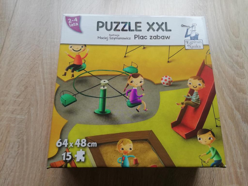 PUZZLE XXL KAPITAN NAUKA 15 CZĘŚCI PLAC ZABAW