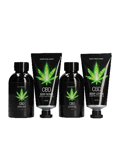 CBD - Bath and Shower - Luxe Travel set - Green Te