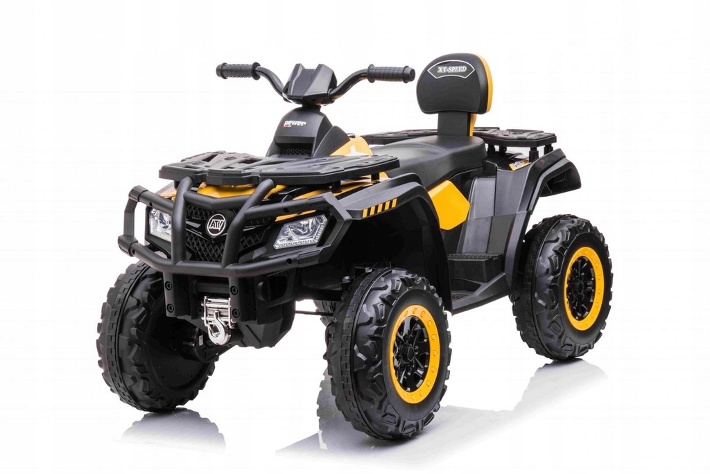 Quad XT-Speed dla dzieci Żółty + Napęd 4x4 + EVA + Wolny Start + Radio MP3