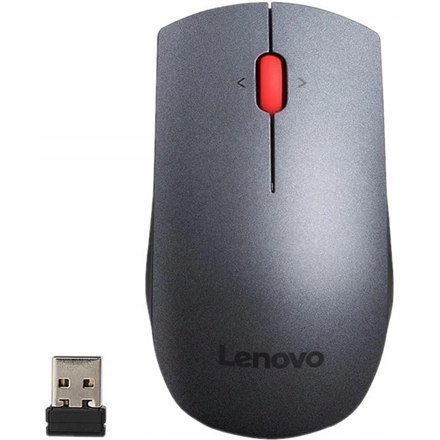 Lenovo Wireless Laser MYSZ 700 Black, 2.4 GHz Wireless via Nano USB