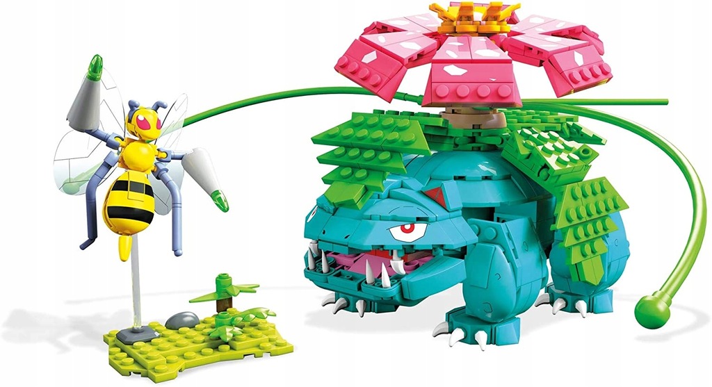 Vs Beedrill Lego Pokemon Venusaur MEGA Construx Pokemon Venusaur