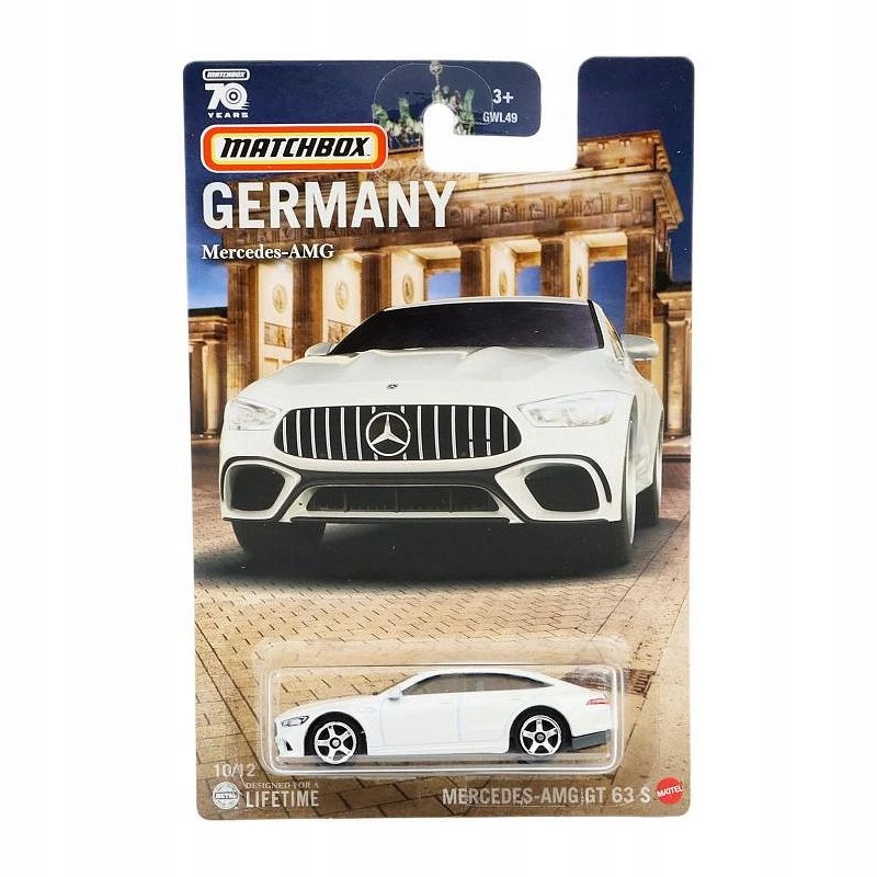 MATCHBOX GERMANY LIFE TIME 10/12 SAMOCHODZIK Mercedes-Benz AMG GT 63 HPC65