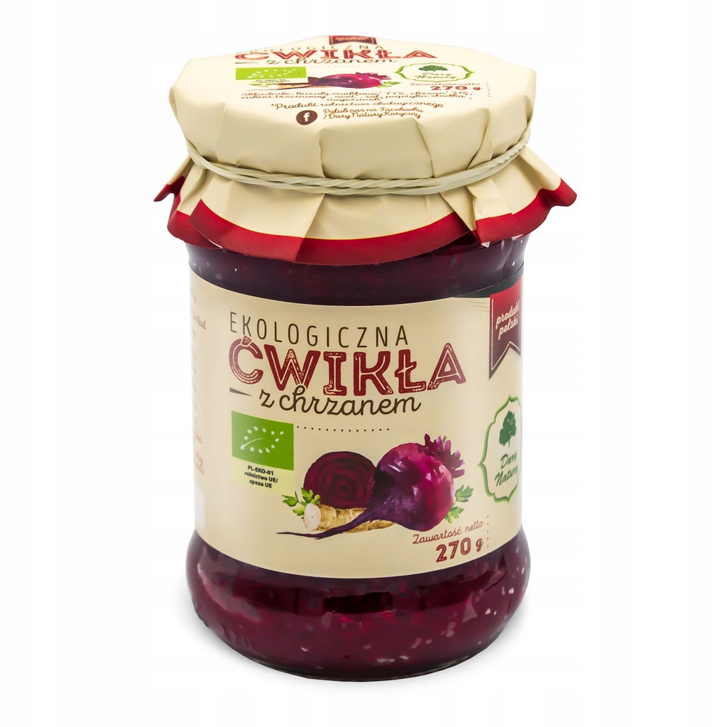 Ćwikła z chrzanem EKO 270g ____________