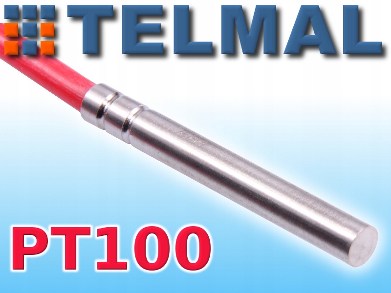 Купить Датчик температуры PT100, наконечник, силиконовый кабель, 5 м ...