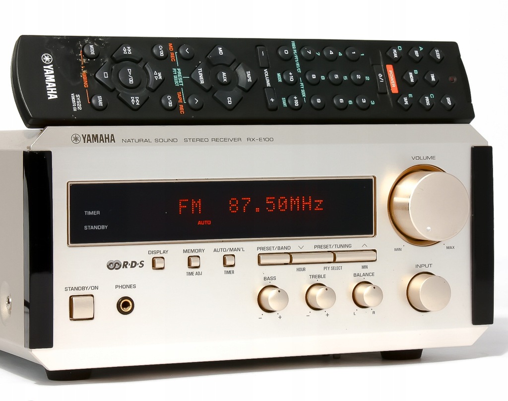 アンプ YAMAHA RX-E100 YAMAHA PIANOCRAFT RX-E100 AMPLITUNER RDS PILOT - 13429459359