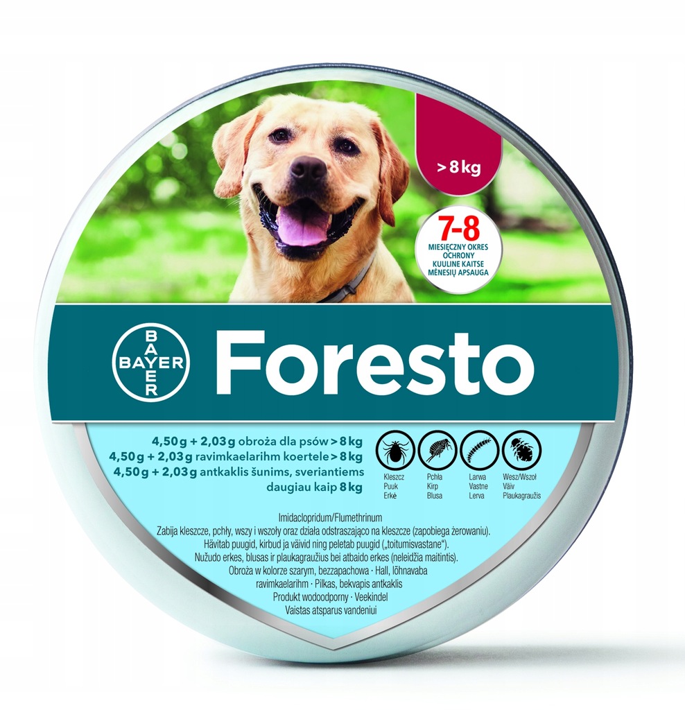 Forest..o Bayer dla psa powyiżej 8kg NAJTANIEJ