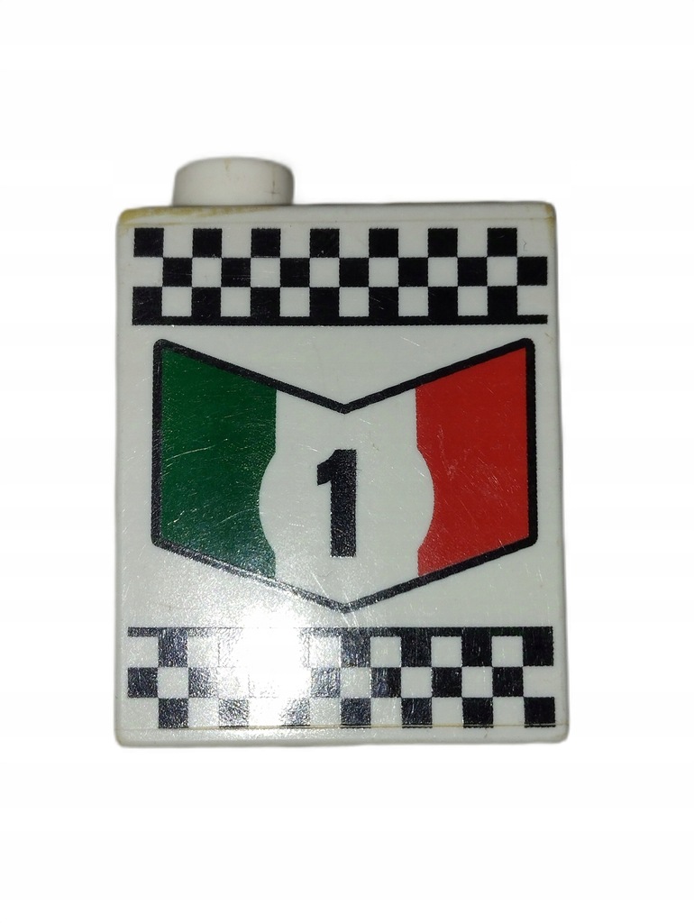 LEGO DUPLO KLOCEK TEMATYCZNY WYŚCIGI CYFRA 1