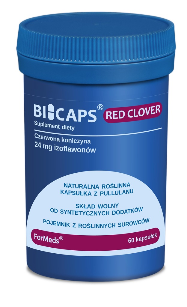 ForMeds Bicaps Red Clover czerwona koniczyna 60 kapsułek wegańskich