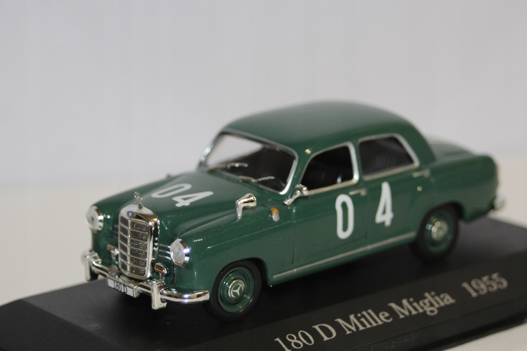 MERCEDES W120 180D WYŚCIG MILLE MIGLIA 1955r 1/43