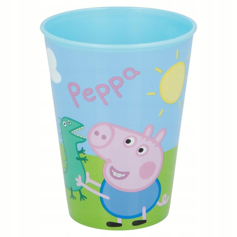 Peppa Pig - Kubek niekapek z uchwytem (330 ml)