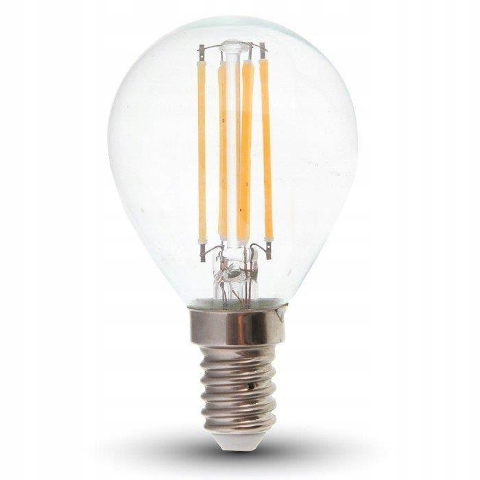 Żarówka LED V-TAC 4W Filament E14 P45 Kulka VT-199