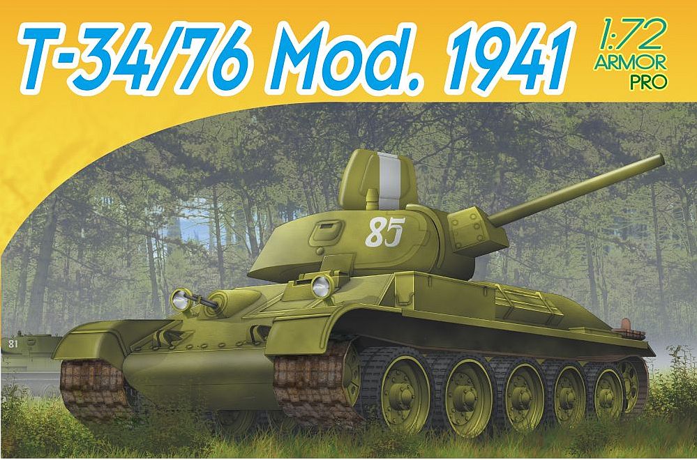 Czołg T-34/76 mod.1941 1/72 Dragon 7259