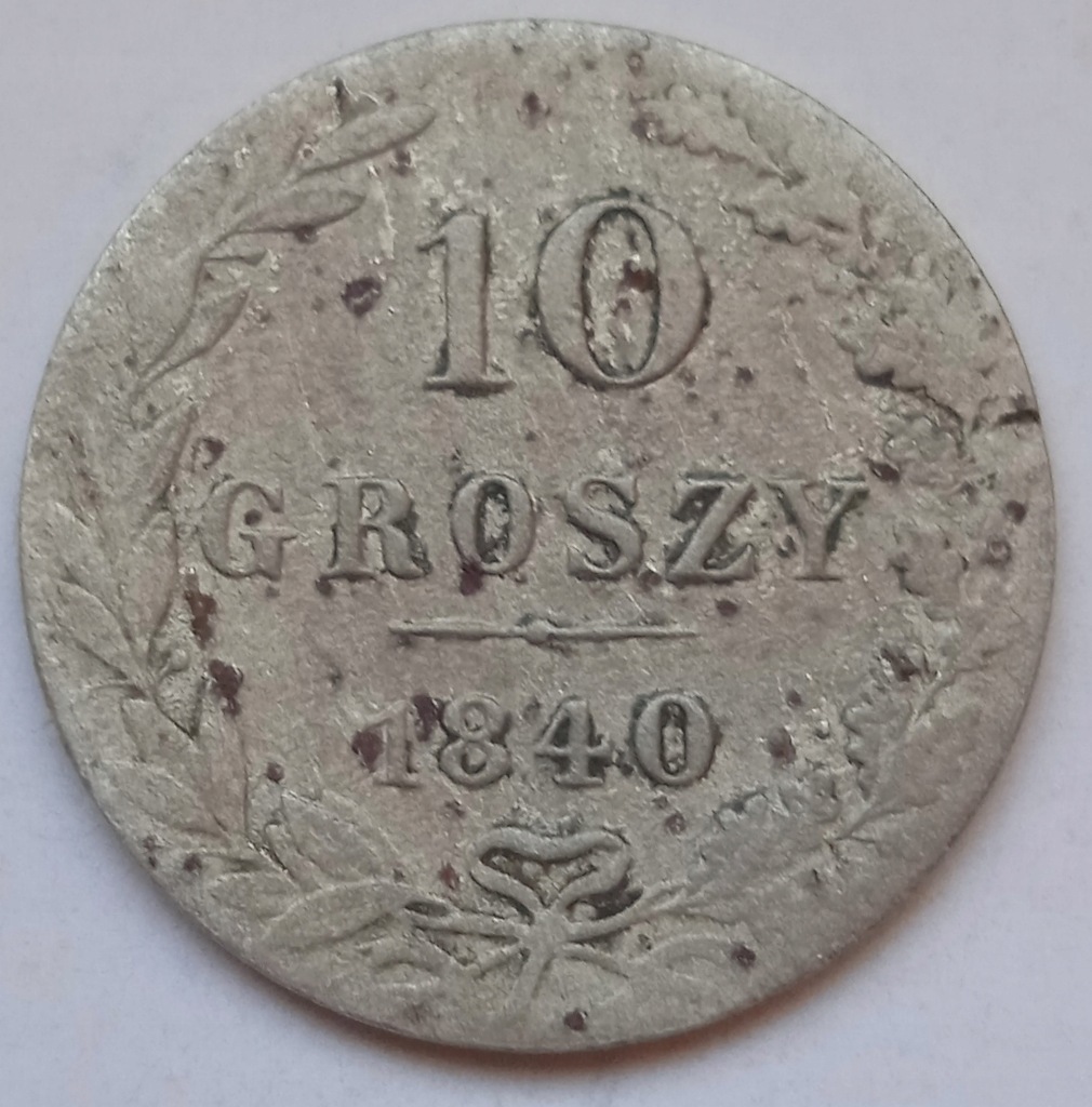 10 groszy 1840 srebro ORYGINAŁ