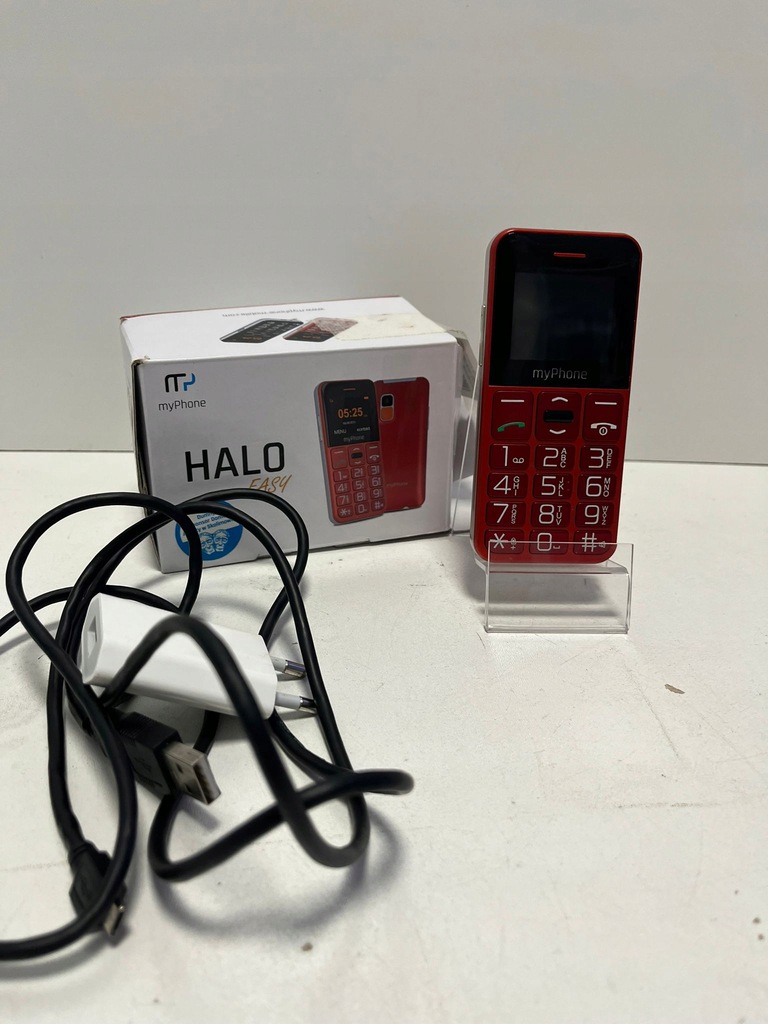 Telefon komórkowy myPhone Halo Easy 4 MB / 4 MB czerwony (2059/23)